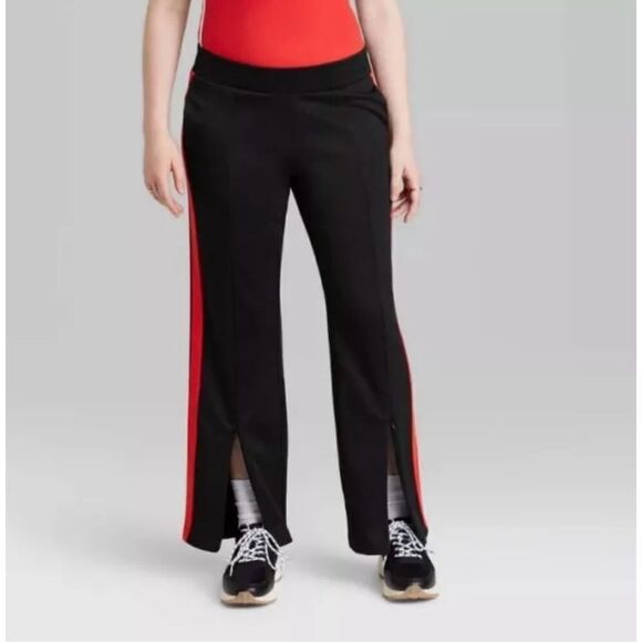 NWT Womens Wild Fable High-Rise Zippered Leg Track Pants - Sz S - Picture 2 of 4